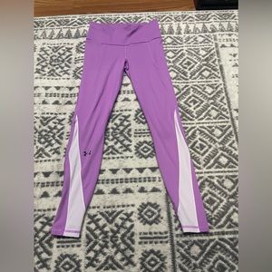 Purple/White Under Armour Leggings